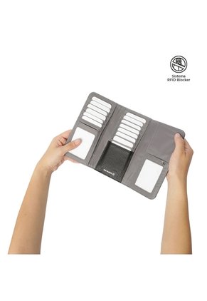 Billetera Smooth Sub Con RFID Blocker Negra
