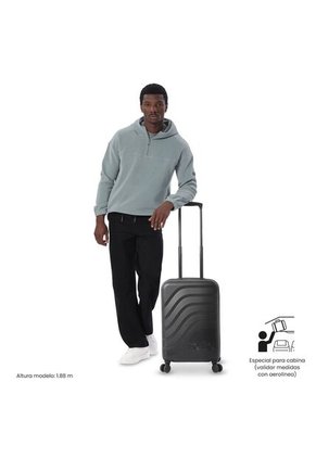 Maleta De Cabina 360 Bazy+ S1 2.0 10 Kilos Negra