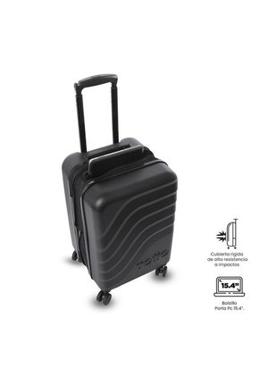 Maleta De Cabina 360 Bazy+ S1 2.0 10 Kilos Negra