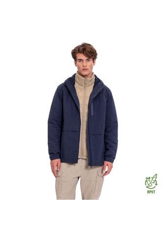 Chaqueta Acolchada Para Hombre Lautaro 3 En 1 Azul Totto