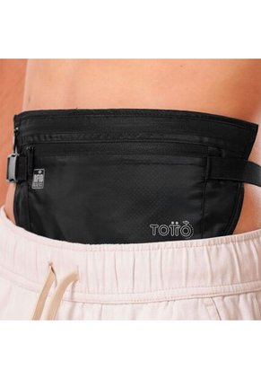 Canguro Invisible De Viaje Security Con RFID Blocker Negro