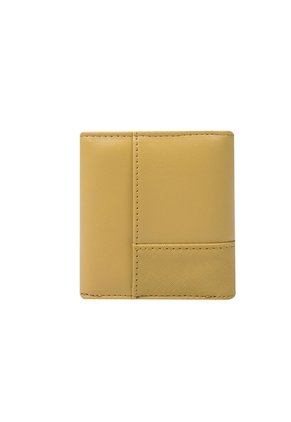 Billetera Para Hombre Saffiano Aqi Amarilla Con RFID Blocker