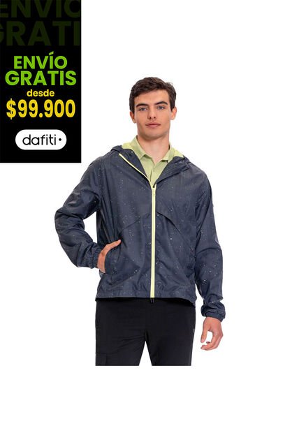 Chaqueta Para Hombre Casual Ice Print 2.0 Azul