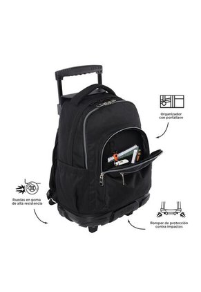 Morral Ruedas Porta PC 15.4" Renglon Negro