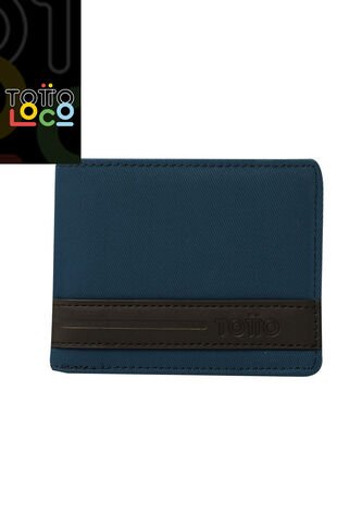 Billetera Vlideri 3.0 Con RFID Blocker Azul Totto