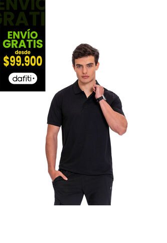 Camisa Polo Para Hombre Spencer 2.0 Negra Totto