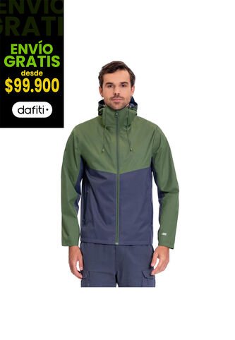 Chaqueta Impermeable Para Hombre Seal Azul Totto