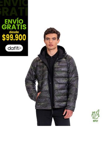 Chaqueta Acolchada Para Hombre Poma Negra Totto