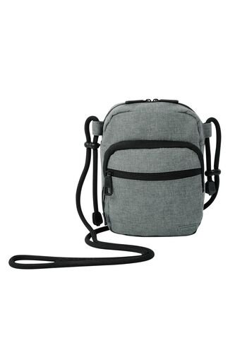 Bolso Para Hombre Riva Crossbody Pequeño Gris Totto