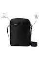 Bolso Para Hombre Kano Crossbody Negro de Totto