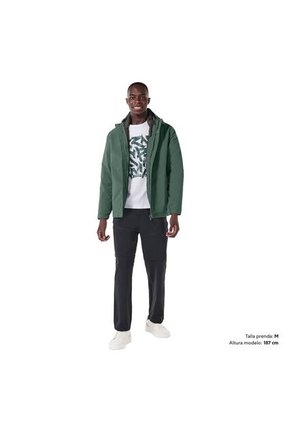 Chaqueta Acolchada Para Hombre Maubois 3 En 1 Verde