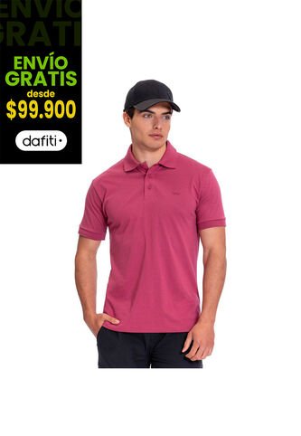 Camiseta Tipo Polo En Jersey Para Hombre Totto Rosada Mkp Totto