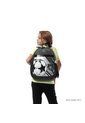 Morral Para Niño Champion Grande Gris Con Diseño De Fútbol de Totto