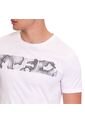 Camiseta Estampada Para Hombre Atena Manga Corta Blanca de Totto