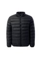 Chaqueta Acolchada Cuello Alto Coloro Negro Para Hombre de Totto