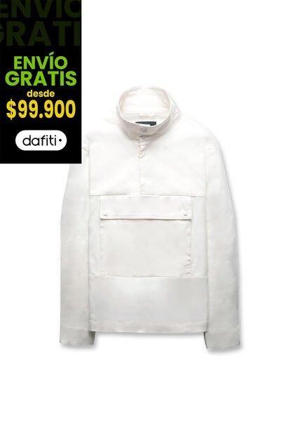 Chaqueta Unisex Trek Blanca Tipo Pullover