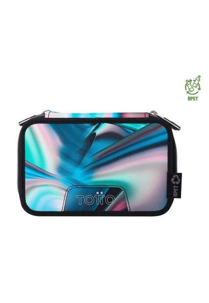 Cartuchera Mujer Pluma Verde