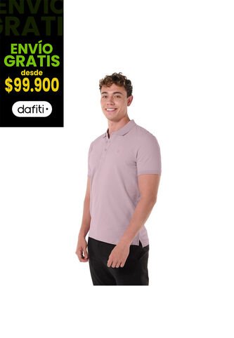 Camisa Polo Youngpolo Para Hombre Rosada Totto