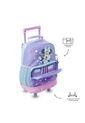 Maleta Para Niña Con Ruedas Minnie Mediano Morado de Totto
