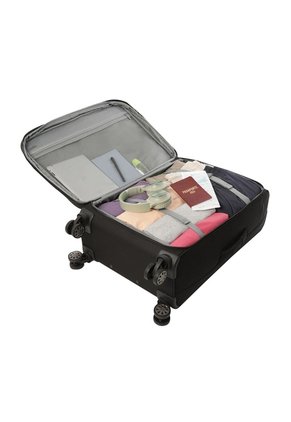 Maleta De 23 Kg 360 Canvas Mediana Negra