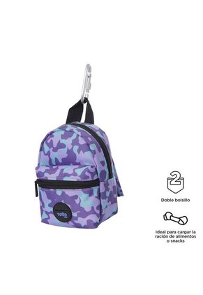 Mini Morral Para Perro Gary Morado