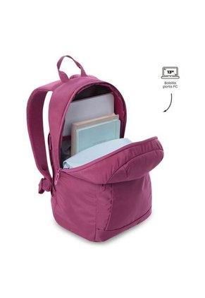 Morral Universitario Porta PC 13" Trik M2 Rosado Rose Mujer