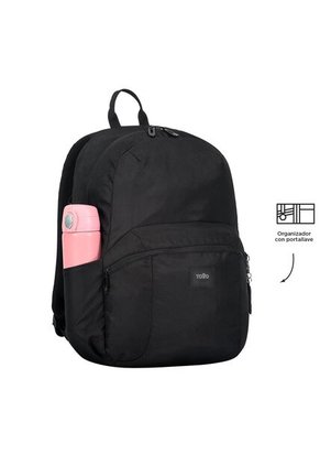 Morral Universitario Porta PC 14" Trik Mediano Negro