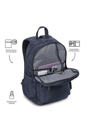 Morral Universitario Porta PC 14" Plaine 2.0 Azul Unisex