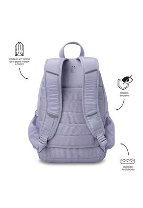 Morral Universitario Porta PC 14" Plaine 2.0 Morado Mujer
