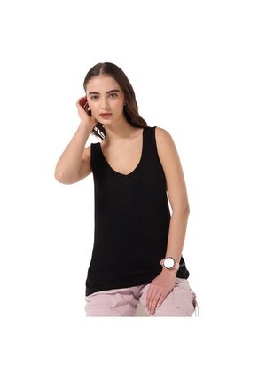 Top Para Mujer Guacamaya Negro