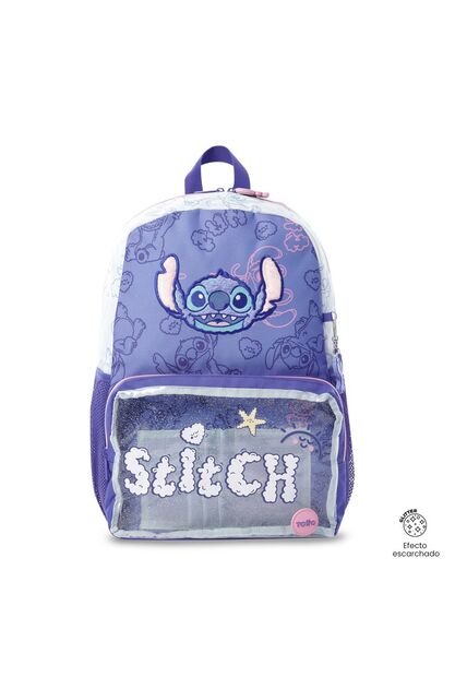 Morral Para Niña Stitch On The Beach Grande Azul
