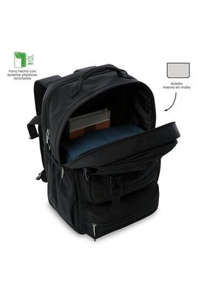 Morral Universitario Porta PC 15.4" Spa Negro Unisex