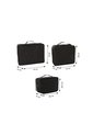 Organizador De Viaje Packing Cube X 6 Negro de Totto
