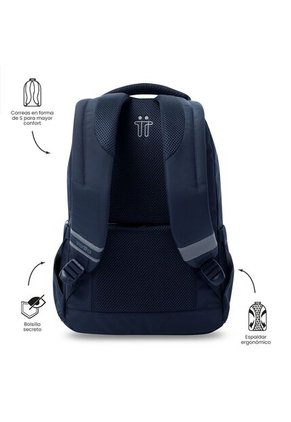 Morral Universitario Porta PC 14" Misisipi Azul Unisex