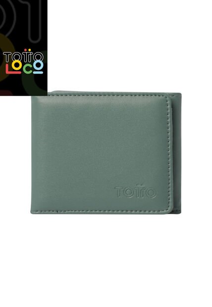 Billetera Ermatto Con RFID Blocker Verde