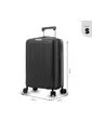 Maleta De Viaje Kaland S Cabina 10Kg Negra Unisex Totto de Totto