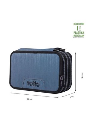 Cartuchera Hombre Pluma Gris