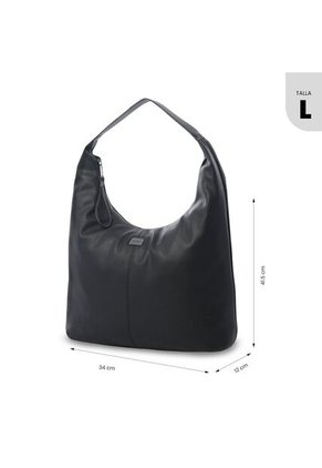 Shopping Bag Grande Para Mujer Smooth Porta PC 14" Negro