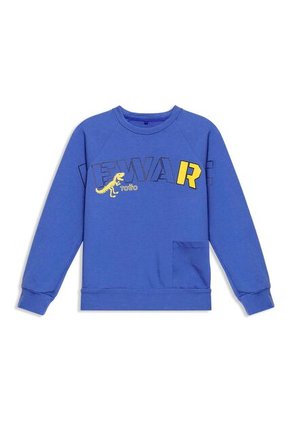 Buzo Cuello Redondo Para Niño Hércules Azul