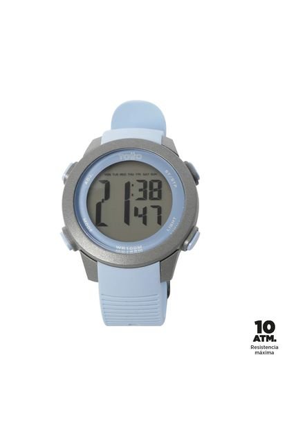 Reloj Digital Chron Color Azul