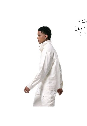 Chaqueta Unisex Trek Blanca Tipo Pullover