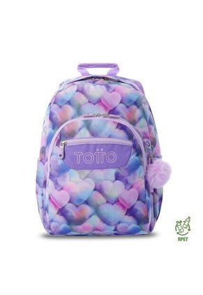 Morral Juvenil Porta PC 14" Acuarela Morado