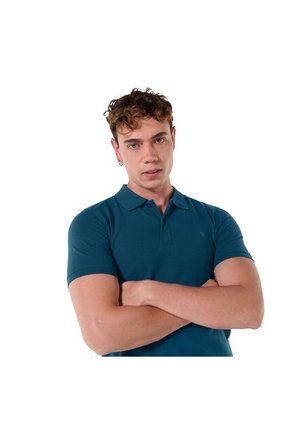 Camisa Polo Spencer Para Hombre Azul
