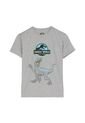Camiseta Para Niño Jurassic World Gris de Totto
