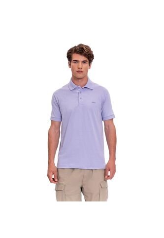Camiseta Tipo Polo En Jersey Para Hombre Totto Morada Mkp Totto