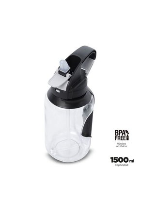 Botilito De Agua Zen 1500 Ml Color Negro