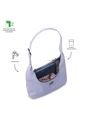 Bolso Para Mujer Smooth Tipo Crossbody Pequeño Morado de Totto
