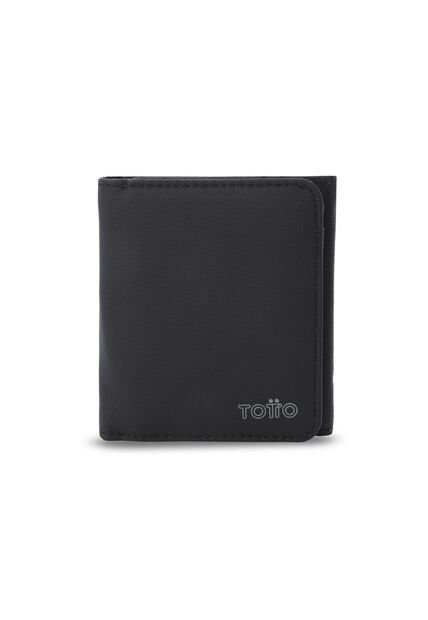Billetera Para Hombre Wood Grande Con RFID Blocker Negra
