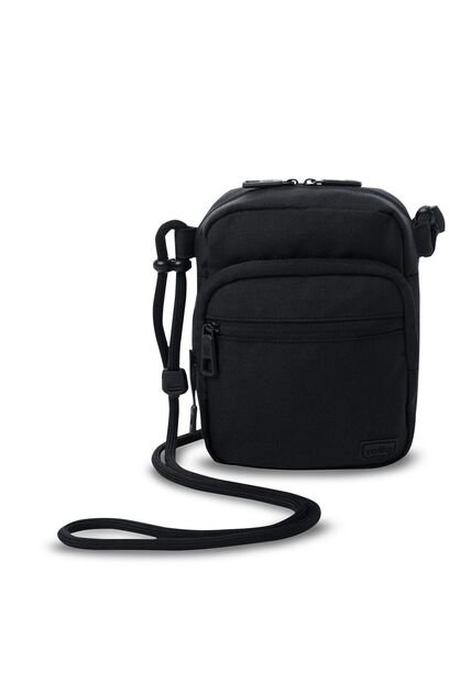 Bolso Para Hombre Riva Tipo Crossbody Pequeño Negro