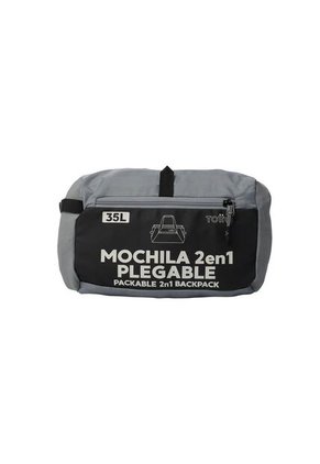 Tula De Viaje 2 En 1 Plegable Rever 35 Mediana Negra